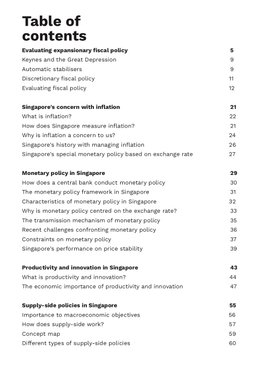 Singapore: Macroeconomic Policies (Full Book) - A Level Economics