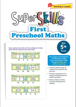 Super Skills First Preschool Maths (Age 5+ Years) 