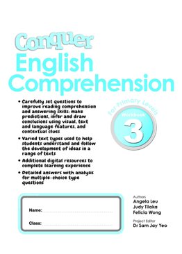Conquer English Comprehension Workbook 3